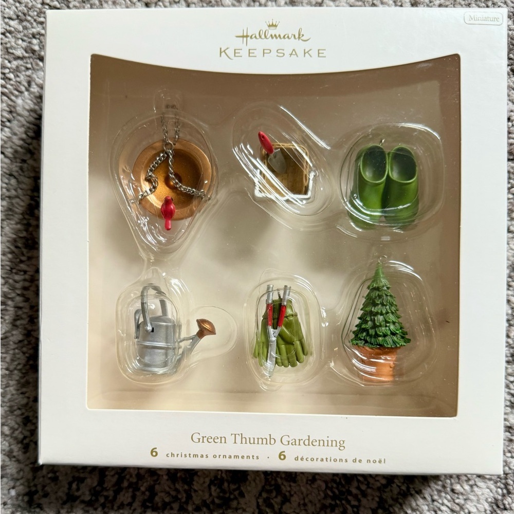 Hallmark Keepsake Green Thumb Gardening Ornaments